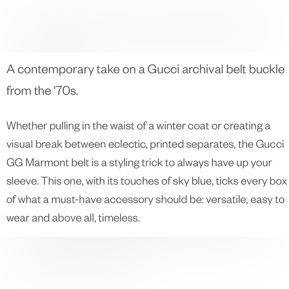 Gucci Marmont Belt - Picture 6 of 6